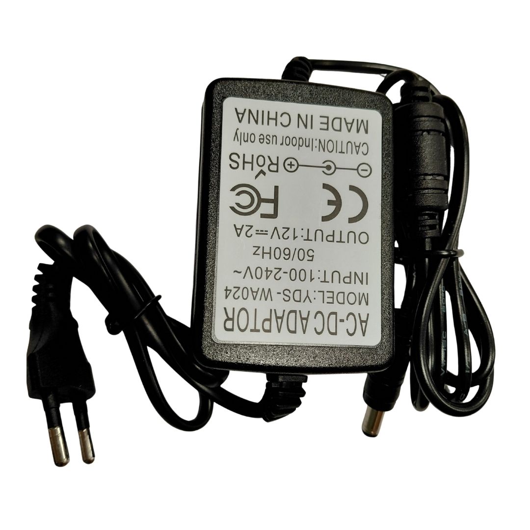 Alimentator 12V 2A cu fir, indicator led si filtru protectie - 1 | YEO