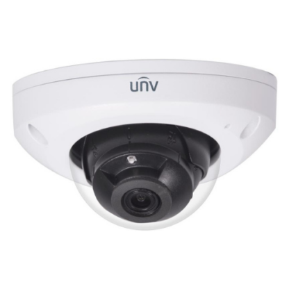 Camera IP 4 MP, AUDIO integrat, lentila 2.8 mm, IR 15M, IK10 - UNV IPC314SR-DVPF28 [1]