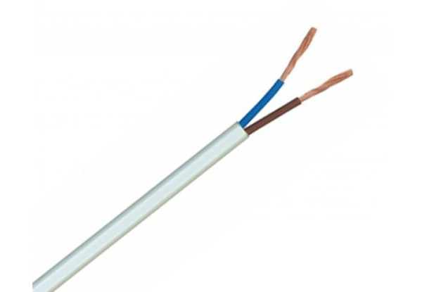 Cablu bifilar dubluizolat de alimentare MYYUP 2x0.75mm 100% cupru rola 100m [1]