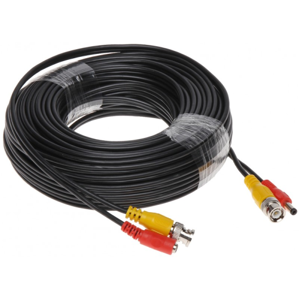 Cablu sertizat coaxial si mufat video alimentare 40 metri [1]