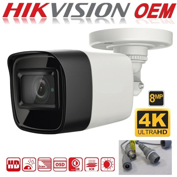 Camera 8 Megapixeli Hikvision, SMART IR 30 metri, lentila 2.8mm DS-2CE16U1T-ITF [1]