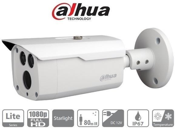 Camera bullet HDCVI Dahua HAC-HFW1230D 2MP Starlight, 3.6mm, IR 80m, IP67 [1]