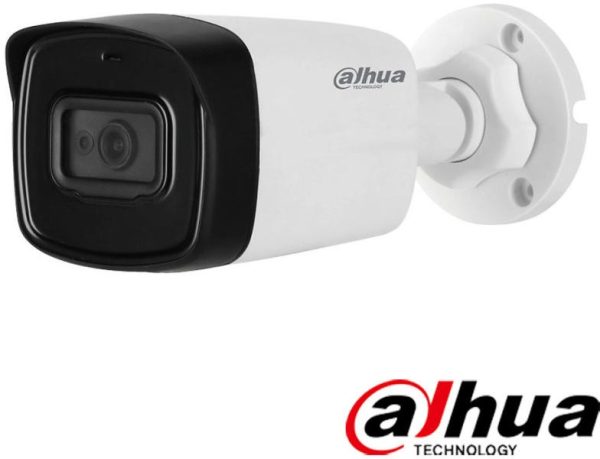 Camera bullet HDCVI Dahua HFW1500TL-A 5MP, 3.6mm, IR 80m, IP67, microfon incorporat [1]