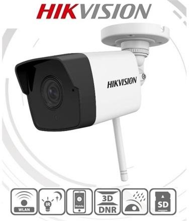 Camera de  supraveghere video bullet   IP Wireless  Hikvision DS-2CV1021G0-IDW1, 2.8mm 2MP, IP 66, IR 30m [1]