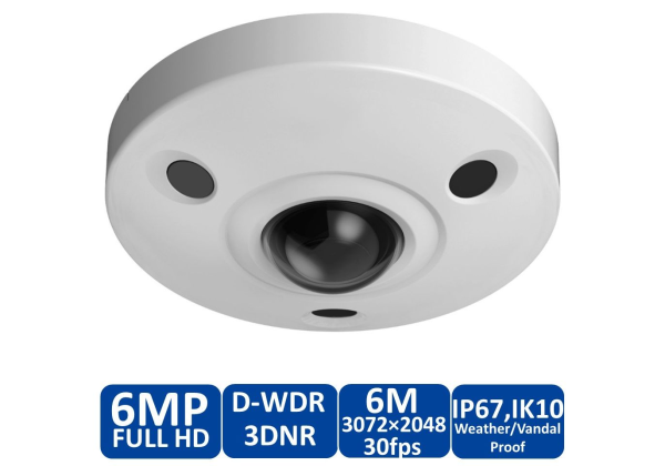 Camera dome de exterior IP Fisheye 6 MP Dahua EBW8600 [1]