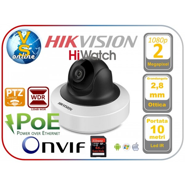 Camera dome PAN/TILT IP Hikvision DS-2CD2F22FWD-I 4mm [1]
