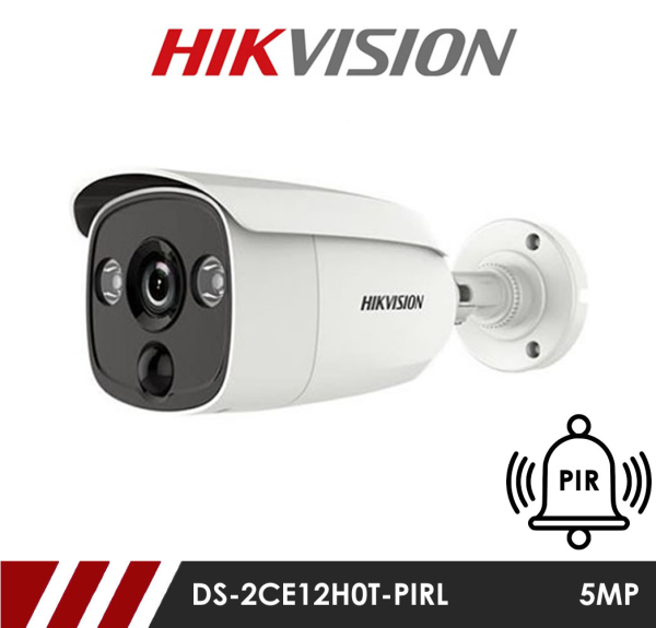 Camera HD Bullet Hikvision Turbo HD  DS-2CE12H0T-PIRL, 5MP, Lentila 2.8mm, IR 20m [1]
