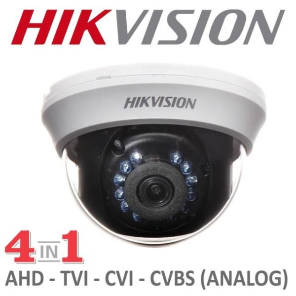 Camera supraveghere Dome Hikvision TurboHD DS-2CE56D0T-IRMMF 2 MP, IR 20 m, 2.8 mm [1]