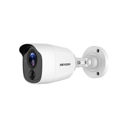 Camera turbo hd Hikvision 5MP, lentila 2.8mm, PIR integrat si Alarma vizuala cu lumina alba DS-2CE11H0T-PIRL [1]