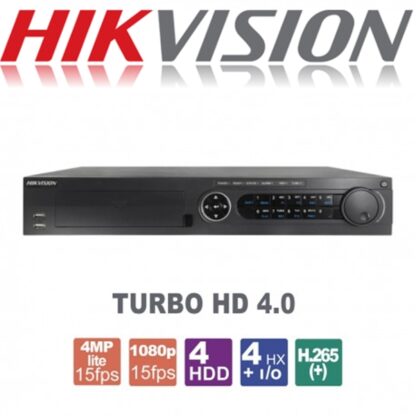 DVR 24 canale Hibrid Hikvision DS-7324HQHI-K4 4x SATA, H.265+, HDMI 4K [1]