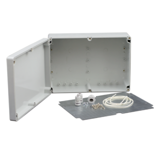 Accesorii Montaj CCTV - Doza exterior cu contraplaca metalica pentru montaj echipamente