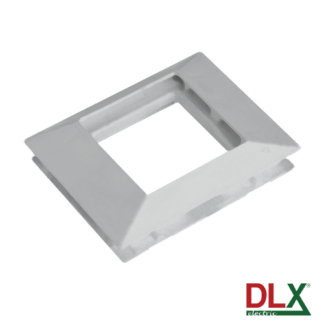 Rama alba simpla pentru aparataj 45x45 mm (2 module) - DLX [1]