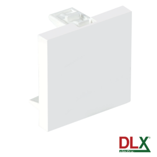 Canal cablu si doze - Capac fals pentru aparataj 45x45 mm (2 module) - DLX
