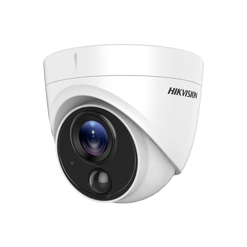 Camera 2MP, lentila 2.8mm, PIR integrat si Alarma vizuala cu lumina alba - HIKVISION [1]