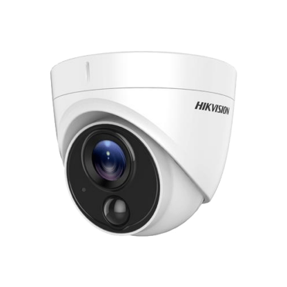 Camera 5MP, lentila 2.8mm, PIR integrat si Alarma vizuala cu lumina alba - HIKVISION [1]