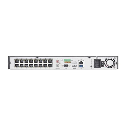 NVR 16 canale IP 12MP, Bitrate 160 Mbps, 2xHDD, 16 POE - HikVision DS-7616NXI-I2/16P/4S [1]