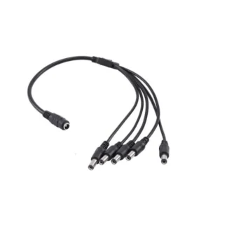 Splitter alimentare 1 intrare mamă la 5 ieșiri tată, 12V DC