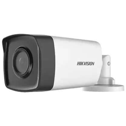Sistem supraveghere video Hikvision 2 camere 5MP Turbo HD IR80m si IR40m DVR Hikvision 4 canale full accesorii [1]