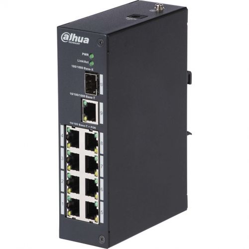 Switch Dahua PFS3110-8T. Ethernet 8 porturi. 1 x Gigabit. 1 x SFP [1]