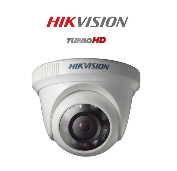 Sistem supraveghere video mixt  Hikvision 2 camere Turbo HD IR 20 M  cu DVR Hikvision 4 canale, full accesorii [1]