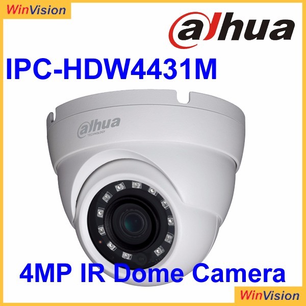 Camera dome IP Dahua IPC-HDW4431M 4MP, 2.8mm, IR 30m, IP67, PoE, functii IVS, WDR 120dB [1]