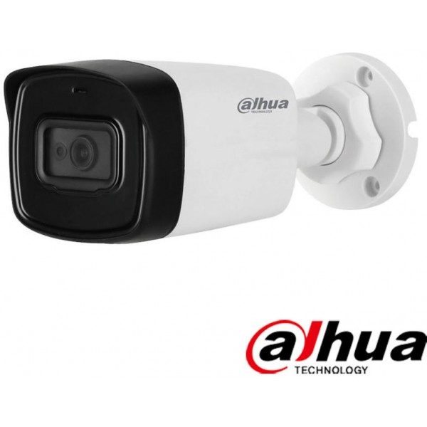 Camera HDCVI 5 Megapixeli, lentila 3.6mm, IR 80 M, IP 67, HAC-HFW2501T-I8-A