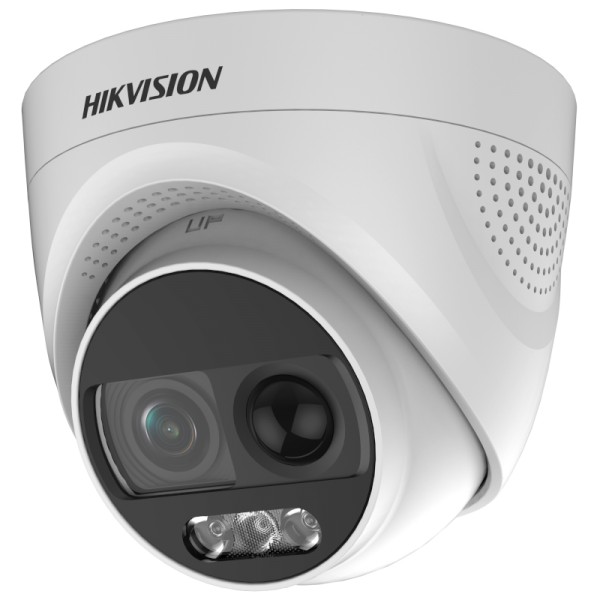 Camera supraveghere 2MP Hikvision DS-2CE72DFT-PIRXOF senzor PIR cu lumina alba, IR 20m ,alarma incorporata [1]