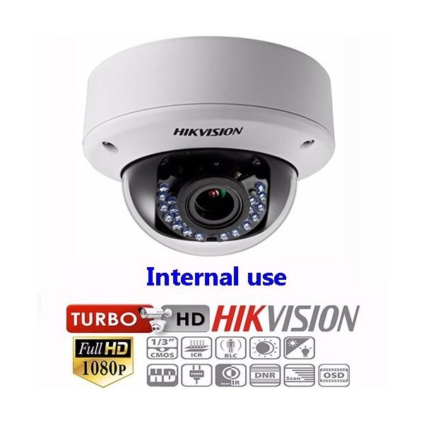 Camera supraveghere Dome Hikvision TurboHD DS-2CE56D1T-VFIR, 2 MP, IR 30 m, 2.8 - 12 mm [1]