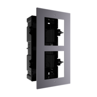 Videointerfoane - Rama montaj ingropat, 2 module, pentru Interfon modular - HIKVISION