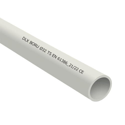 Tub PVC rigid D20, 750N, Halogen free, 3m - DLX [1]