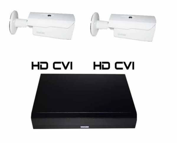 Sistem supraveghere video profesional 2 camere Rovision 2MP IR 80m, DVR 4 canale [1]