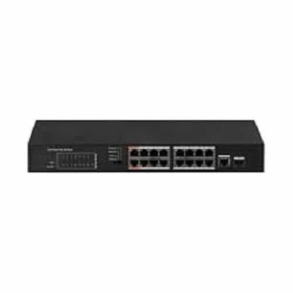 Switch Dahua PFS3117-16ET-135, 16-Port FE PoE+ 1-Port Gigabit Combo PoE Switch [1]
