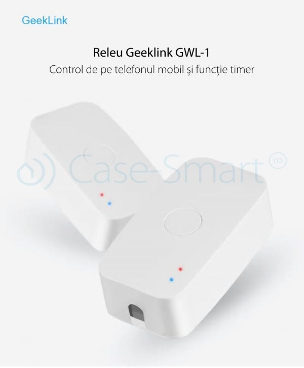 Releu Wireless cu control de pe telefonul mobil si functie timer, Geeklink GWL-1 [1]