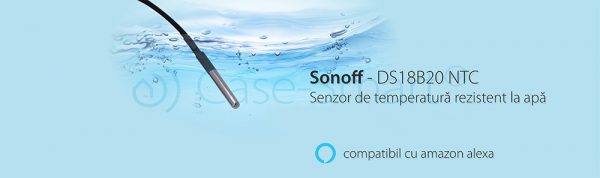 Senzor de temperatura rezistent la apa Sonoff [1]