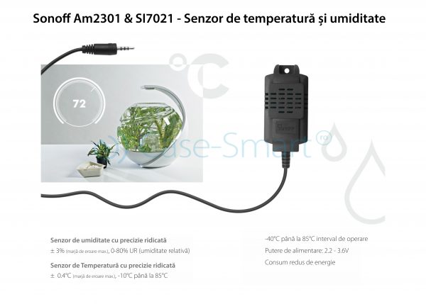 Senzor de temperatura si umiditate Sonoff SI7021 [1]