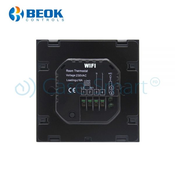 Termostat Wi-Fi pentru incalzirea electrica in pardoseala BeOK TGT70WIFI-EP [1]