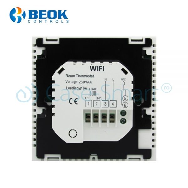 Termostat Wi-Fi pentru incalzirea electrica in pardoseala BeOk TOL313WiFi-Ep [1]