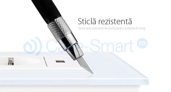 Priza simpla cu USB Livolo standard italian alb [1]