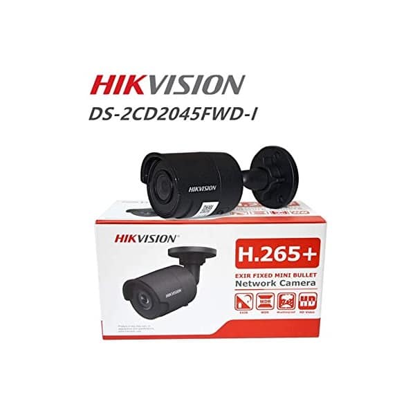 Camera video bullet IP Hikvision DS-2CD2045FWD-I 4MP, 2.8mm, IR EXIR 30m, IP67, WDR 120dB, PoE [1]