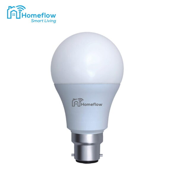 Bec inteligent LED Wireless Homeflow B-5005, B22, 9W (60W), 806lm, dimabil, lumina calda/ rece, Control de pe telefonul mobil [1]