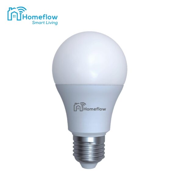 Bec inteligent LED Wireless Homeflow B-5010, E27, 9W (25W), 806lm, dimabil, lumina calda/ rece, Control de pe telefonul mobil [1]