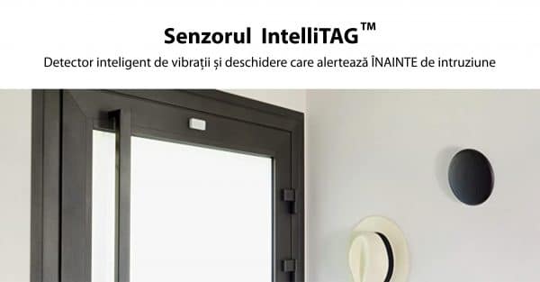 Intellitag™  Senzor pentru usa/fereastra interior sau exterior, Compatibil cu Somfy One, One+, Home Alarm, Pachet 5 bucati [1]