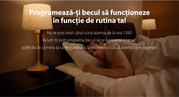 Bec Smart LED Yeelight ST64, Filament, 500 Lumeni, Wireless, E27, Control aplicatie [1]