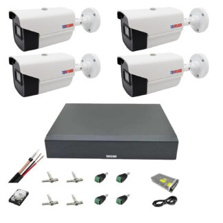 Kit Supraveghere - Sistem complet 4 camere supraveghere video full hd Rovision oem Hikvision accesorii si hard