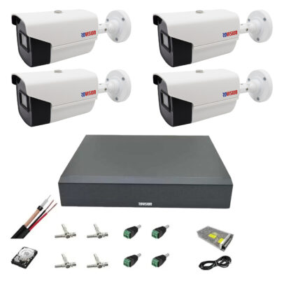Sistem complet 4 camere supraveghere video full hd Rovision oem Hikvision accesorii si hard [1]
