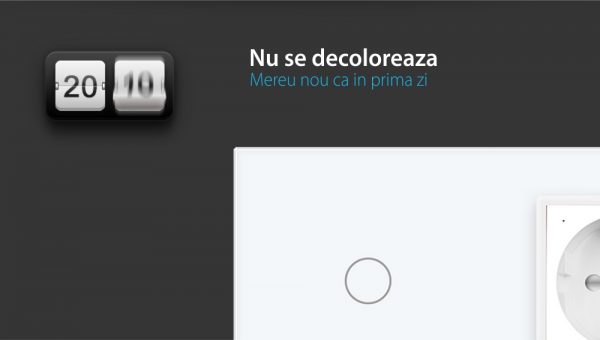 Intrerupator simplu ZigBee + priza simpla ZigBee, Livolo cu rama din sticla, Control de pe telefon [1]