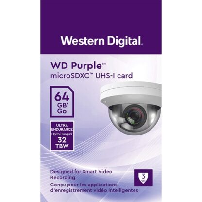 Card MicroSD 64GB'seria Purple Ultra Endurance - Western Digital WDD064G1P0C [1]