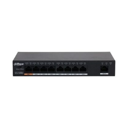 Switch Dahua PFS3009-8ET1GT-96 PoE 8 porturi + 1 port Gigabit, 250m, 96W [1]