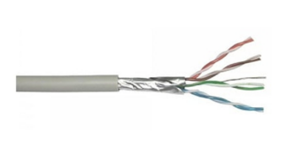 Ofertele saptamanii - Cablu FTP CAT5 aluminiu cuprat 4x2x0.5mm, rola 305 m, culoare gri
