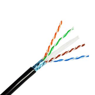 Cablu utp si ftp - Cablu CAT6 FTP ecranat 0.5mm 24AWG CUPRU SOLID rola 100m